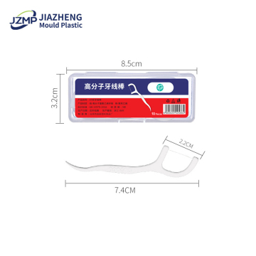 Elastic Polymer Floss Stick Floss Picks for Braces