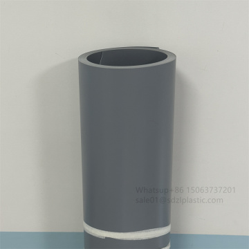 PVC grey film with reinforcement for custruction waterproof