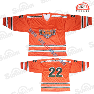 oem sublimation inline hockey jersey/ hockey jersey custom