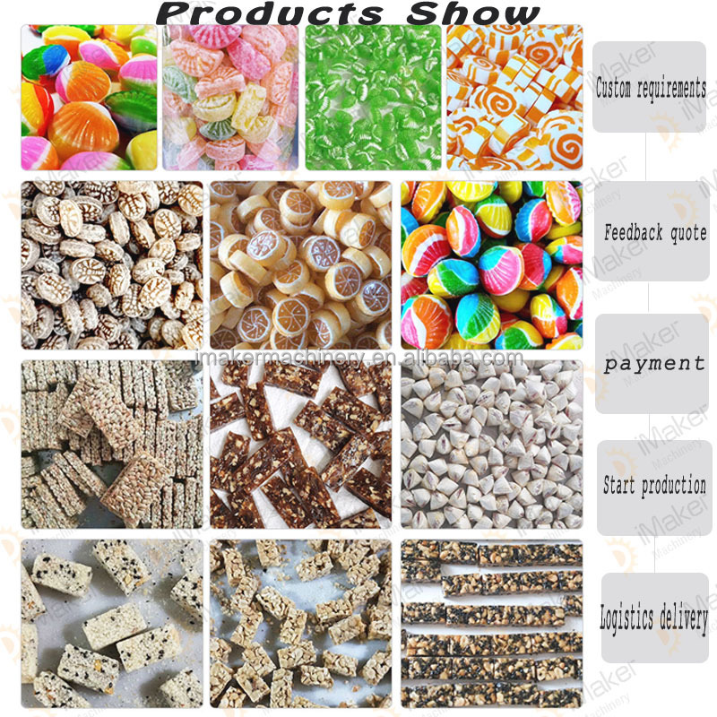 Automatic candy batch roller ,  rope sizer machine for candy