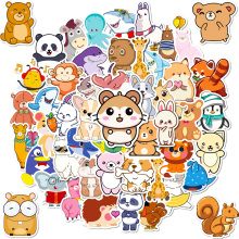 Hot Selling Cartoon Animal Stickers for Notebooks & Rewards