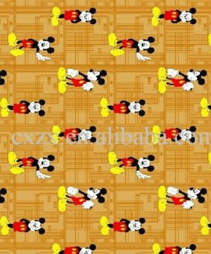 100% polyester microfiber printe fabric