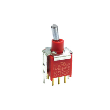 IP67 kalis air IP67 Toggle Switch yang dimeteraikan