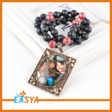 Red And Black Beads Chain Fashion Gothic Choker Necklaces