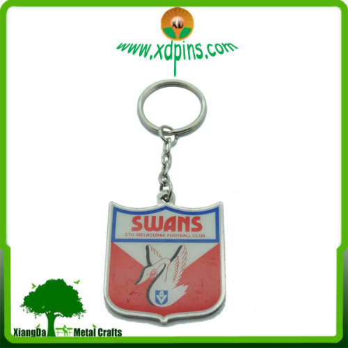 custom metal cheap football club keychian