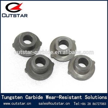 Tungsten carbide mechanical bearing bushing with ear