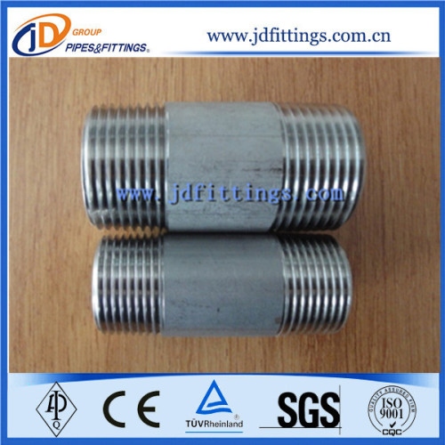 Aço inoxidável barril mamilo DIN2999