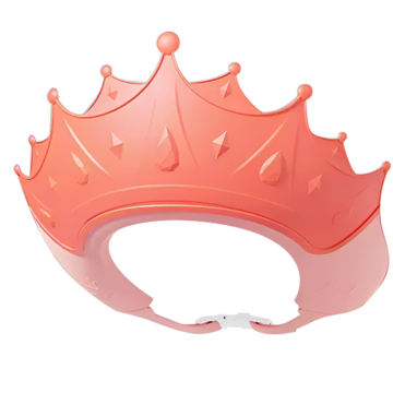 Crown Shampoo Waterproof Baby Shower Cap and Infant Wash Hair Hat