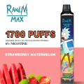 R&amp;M Max PRO Recargable Desechable Big 3600puffs