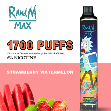 R&amp;M Max PRO punjive jednokratne velike 3600 puffs