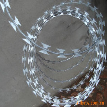 plastic razor barbed wire/razor barbed wire machines/concertina razor barbed wire with pallet