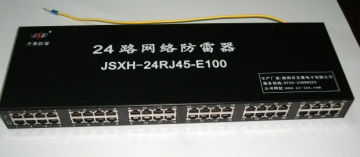 16 Channel Lightning Surge Protector , Industrial Network Protection Device