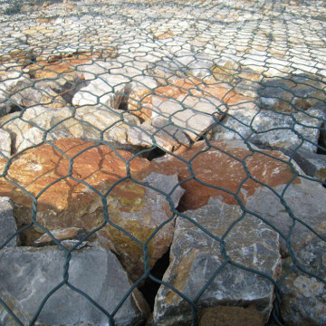 Vinyl Coated Hexagonal Wire Gabion Box