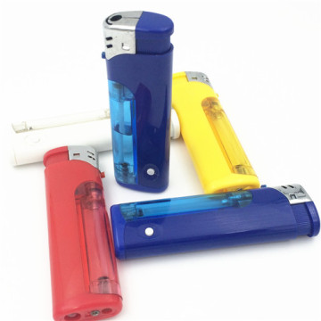 8.2cm Refillable ISO Electronic Led Lighter