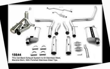 Catback exhaust systems
