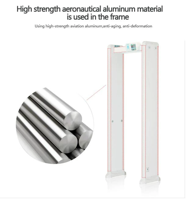 Multi Zones Infrared Door Frame Custom Security Check Digital Metal Detector