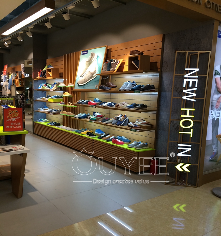 Good Quality Retail Shoe Display Ideas Decoration For Shoe Shop