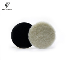Wool Buffing Pad Sheepskin Japan Type Wool Polishing Pad North Wolf Car Detailing Wool Pad
