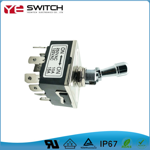 125V 15A on-off-on Brass Toggle Switch for car