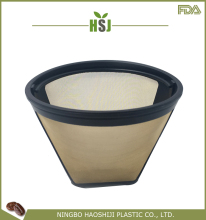 Permanent Coffee Filter Gold Tone Mesh filters