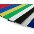 Hoja de PVC transparente de colores