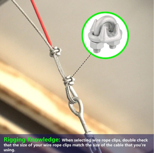 Drop kovácsolt drótkötél kapocs (1) Drop Forged Wire Rope Clip (1)