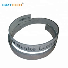Non-asbestos molded brake lining in roll