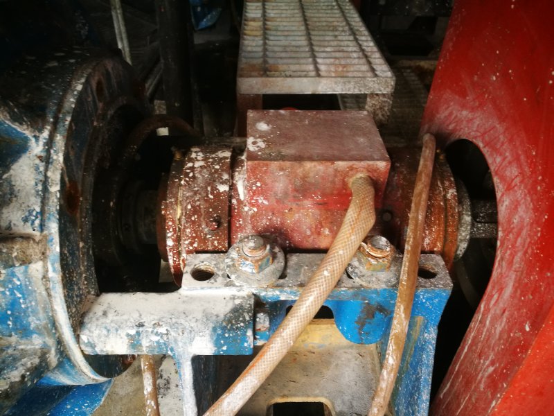 water tank on the bearing housing