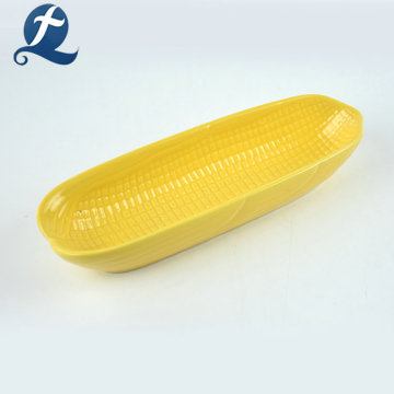 Corn Shape Heat Resistant Ceramic Bakeware Baking Dish