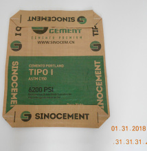 laminated PP / paper valve cement bag