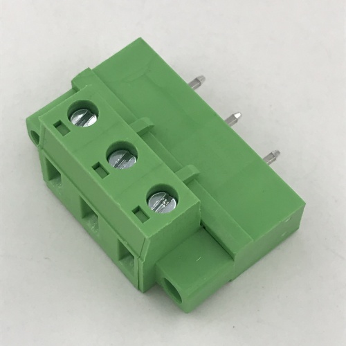 Steckbar mit 7,62 mm Rastermaß und Flanschanschlussleiste