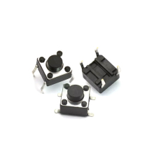 6x6x5mm Light Touch Micro Button Switch 4-Pin Patch