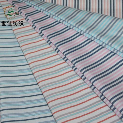 2014 new fashion t/c yarn dyed stripe fabric for shirts