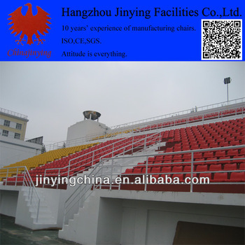 School outdoor colorful stadium plastic chair