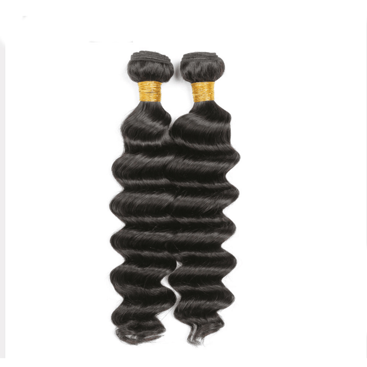 3 Bundles Curly Loose Deep Wave with 4x4 Lace Closure Remy Unprocessed Virgin Brazilian Hair
