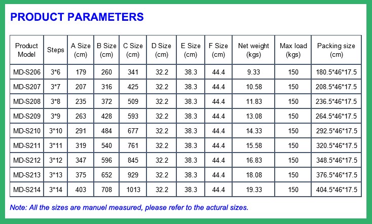 330lb heavy load capacity aluminium extension ladders triple