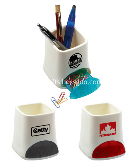 Promotional Logo Printed Pen Holder W a Drawer