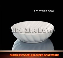 Durable Porcelain Bowl Restaurant Bowl Plates Tablewares