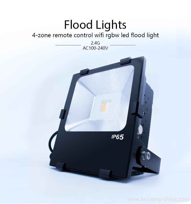 2.4G 4-Zones Wifi control LED Flood light