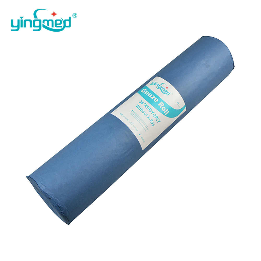 Medical 36'x100 jardas 2ply 4ply absorvente gaze roll