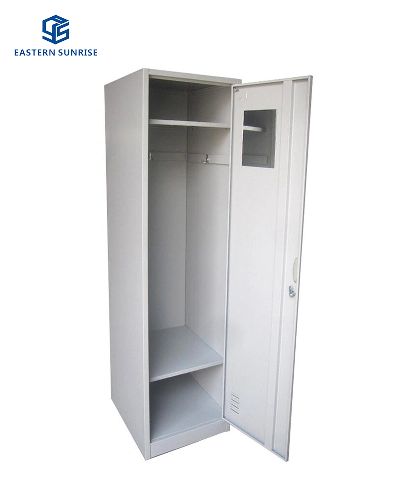 Metallic Steel Iron Clothes Locker with Fewer Screws