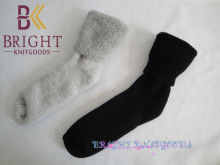 Thick Cushioned Terry-loop Socks With High-terry Loop For Winter