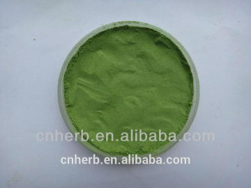 green barley powder and barley grass powder with green color