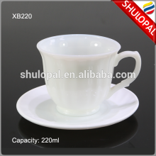 Heat Resistant Black Opal Glass Tableware 220ml Opal Glass Mug Opal Glass Dinnerware