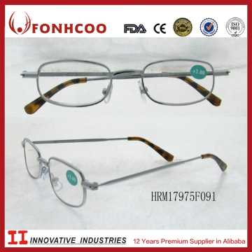 FONHCOO Wholesale Promotion New Lenses Material Stainless Metal Reading Sunglasses