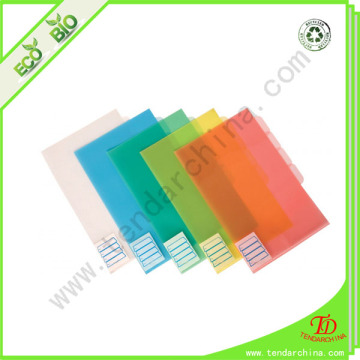 File Folder With 5 Dividers Made By 100% Recycled PP No Ring Binder