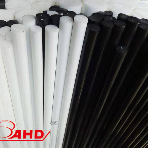 Rod de pomla blanca negra de ACETAL 100% Virgin Delrin