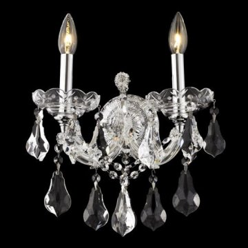 Crystal wall sconce