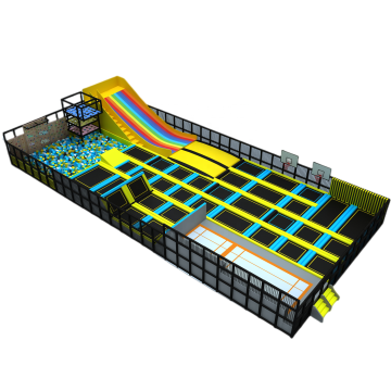China Factory Supply Gymnastics Kids Big Rectangular Indoor Trampolines