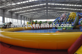 Giant Inflatable Playgrounds Kids Water Park for Sale